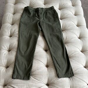 J. Crew Women's Olive Green Chinos
